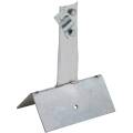 Держатель проводника круглого 6-10мм винтовой для конька широкого h=80мм оцинкованная сталь IEK