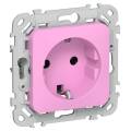 FLITE Розетка с заземлением без защитных шторок 16А РС11-0-ФлПр пурпурный IEK
