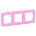 FLITE Рамка 3-местная РУ-3-А-ФлПр пурпурный IEK