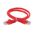 Патч-корд 4 пары, 2хRJ45, 15м, Кат.6, UTP, красный, LSZH, ITK PC04-C6UL-15M