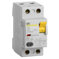 Выключатель дифференциальный ВД1-63 2Р 40А 100мА, IEK MDV10-2-040-100