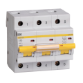 Выключатель автоматический ВА47-100 3Р 80А 10кА х-ка D, IEK MVA40-3-080-D