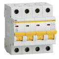 Выключатель автоматический ВА47-29 4P 2А 4,5кА х-ка С, IEK MVA20-4-002-C