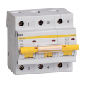 Выключатель автоматический ВА47-100 3Р 16А 10кА х-ка D, IEK MVA40-3-016-D