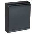 Корпус пластиковый навесной ЩРН-П-24 модуля, черный, IP41, IEK MKP13-N-01-24-41-K02