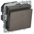 BRITE Выключатель карточный 30А ВС10-1-8-БрТБ темная бронза IEK