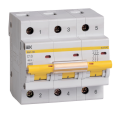 Выключатель автоматический ВА47-100 3Р 10А 10кА х-ка С, IEK MVA40-3-010-C
