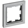 BRITE Рамка 1-местная РУ-1-БрС сталь IEK