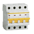 Выключатель автоматический ВА47-29 4Р 32А 4,5кА х-ка D, IEK MVA20-4-032-D