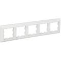 BRITE Рамка 5-местная РУ-5-Бр белый/белый IEK