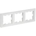 BRITE Рамка 3-местная РУ-3-БрАБ арктический белый IEK