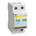 Ограничитель импульсных перенапряжений ОПС1-C 2P In=20kA Un=400B Im=40kA, IEK MOP20-2-C