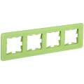BRITE Рамка 4-местная РУ-4-2-Бр стекло эко грин RE IEK