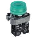 Кнопка управления LA167-BP31 d=22мм 1NO зеленая IEK