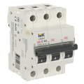 Выключатель автоматический ARMAT M10N  3P C 40А, IEK AR-M10N-3-C040