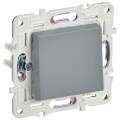 SKANDY Выключатель 1-клавишный 10А SK-V01Gr серый IEK