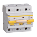 Выключатель автоматический ВА47-100 3Р 40А 10кА х-ка С, IEK MVA40-3-040-C