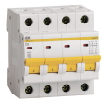 Выключатель автоматический ВА47-29 4Р 8А 4,5кА х-ка D, IEK MVA20-4-008-D