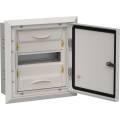 TITAN 5 Корпус металлический ЩРв-12 (1х12) 380х365х130мм IP31 серый (одна дверь) IEK