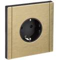 FORTE&PIANO Розетка 1-местная с заземлением с защитными шторками безвинтовое крепление 16А FP613M ме