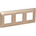 SKANDY Рамка 3-местная SK-F03Sa песочный IEK