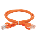 Патч-корд 4 пары, 2хRJ45, 1м, Кат.6, UTP, оранжевый, PVC, ITK PC07-C6U-1M
