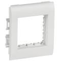 METRA Рамка и суппорт на 2 модуля для кабель-каналов с шириной крышки 75мм белый IEK