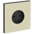 FORTE&PIANO Розетка 1-местная без заземления без защитных шторок винтовое крепление 10А FP818M метал