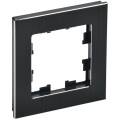 BRITE Рамка 1 -местная РУ-1-1-БрЧ металл черный IEK