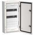 TITAN 5 Корпус металлический ЩРн-36 (1х36) 585х310х140мм IP54 белый (одна дверь) IEK
