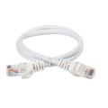 Патч-корд 4 пары, 2хRJ45, 15м, Кат.5e, UTP,  белый, PVC, ITK PC08-C5EU-15M