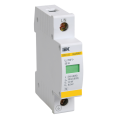 Ограничитель импульсных перенапряжений ОПС1-D 1Р In=5kA Un=230B Im=10kA, IEK MOP20-1-D