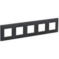 SKANDY Рамка 5-местная SK-F05G графит IEK