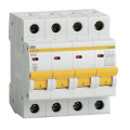 Выключатель автоматический ВА47-29 4Р 50А 4,5кА х-ка D, IEK MVA20-4-050-D
