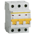 Выключатель автоматический ВА47-29 3Р 6А 4,5кА х-ка D, IEK MVA20-3-006-D