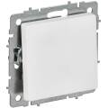 BRITE Выключатель 1-клавишный 10А ВС10-1-0-БрАБ арктический белый IEK