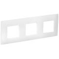 SKANDY Рамка 3-местная SK-F03W арктический белый IEK