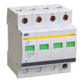 Ограничитель импульсных перенапряжений ОПС1-C 4P In=20kA Un=400B Im=40kA, IEK MOP20-4-C