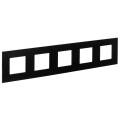 SKANDY Рамка 5-местная SK-F35Bl металл черный IEK