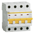 Выключатель автоматический ВА47-29 4P 25А 4,5кА х-ка В, IEK MVA20-4-025-B
