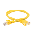 Патч-корд 4 пары, 2хRJ45, 10м, Кат.5e, UTP, желтый, LSZH, ITK PC05-C5EUL-10M
