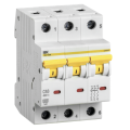 Выключатель автоматический ВА47-60M 3P 63A 6кА х-ка C, IEK MVA31-3-063-C