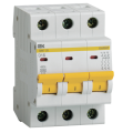 Выключатель автоматический ВА47-29 3Р 16А 4,5кА х-ка D, IEK MVA20-3-016-D