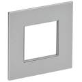SKANDY Рамка 1-местная SK-F31S металл серебряный IEK