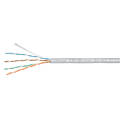 Кабель UTP 4 пары, Кат.5е, внутр., 0,50мм, LSZH, серый, 305м, Cabeus UTP-4P-Cat.5e-SOLID-LSZH-GY