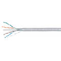 Кабель UTP 4 пары, Кат.6a, внутр., 0,57мм, PVC, серый, 305м, Cabeus UTP-4P-Cat.6a-SOLID-PVC-GY