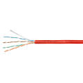 Кабель UTP 4 пары, Кат.5е, внутр., 0,50мм, LSZH, красный, 100м,Cabeus UTP-4P-Cat.5e-SOLID-LSZH-RD-100