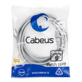 Патч-корд 4 пары, 2хRJ45, 5м, Кат.6, FTP, серый, LSZH, Cabeus PC-FTP-RJ45-Cat.6-5m-LSZH