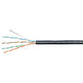 Кабель UTP 4 пары, Кат.5е, внеш., 0,50мм, PE, черный, 100м, Cabeus UTP-4P-Cat.5e-SOLID-OUT-PE-UV-100