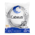 Патч-корд 4 пары, 2хRJ45, 5м, Кат.5е, FTP, серый, PVC, Cabeus PC-FTP-RJ45-Cat.5e-5m